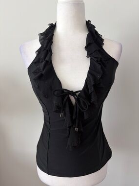 “Be Creative” Ruffled Tankini